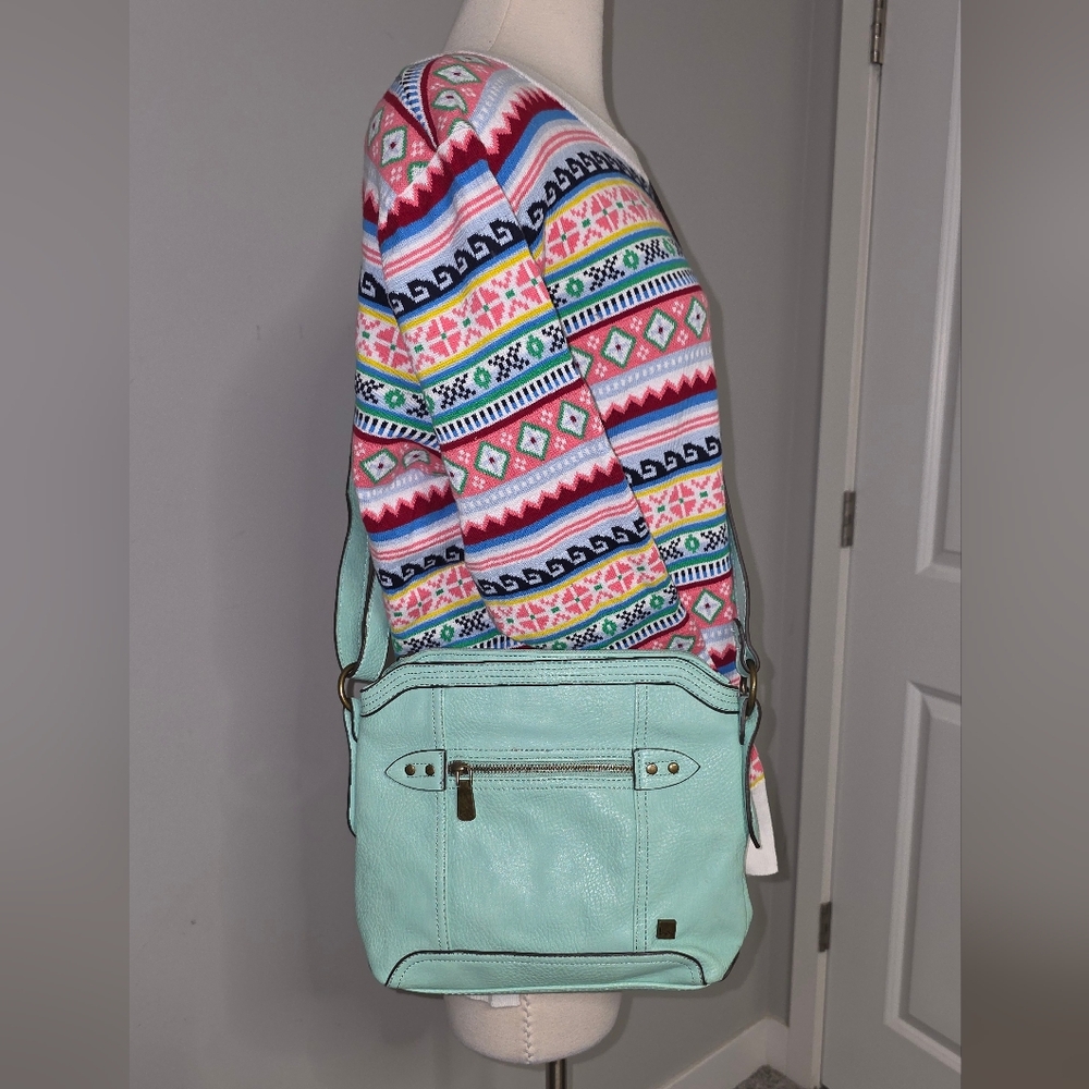 Born b.o.c. Mint Green Crossbody Bag